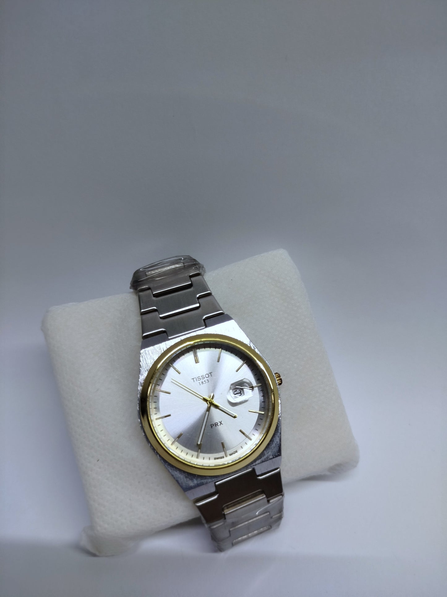 Tissot PRX with sliver chain