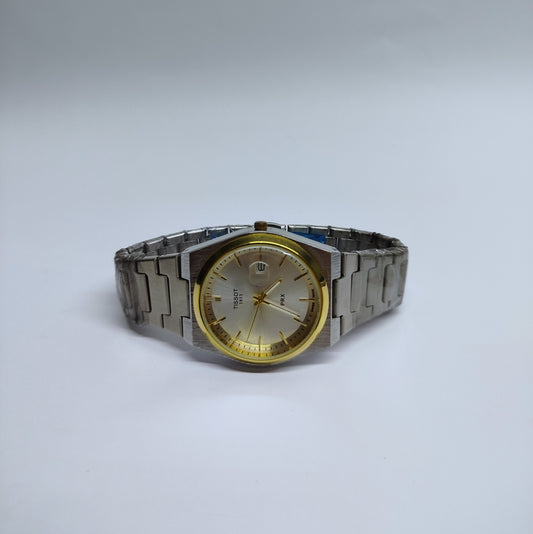 Tissot PRX with sliver chain