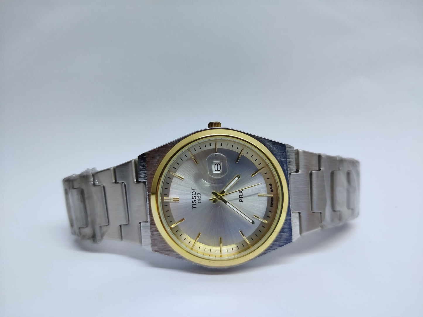 Tissot PRX with sliver chain