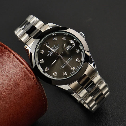 Rolex Oyster Perpetual Date just single tone black dial