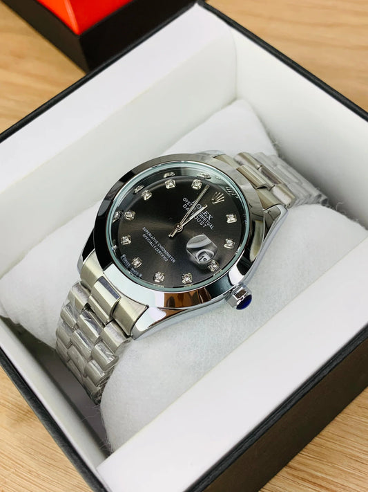Rolex Oyster Perpetual Date just single tone black dial